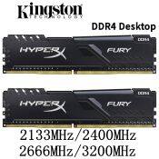 HyperX Fury DDR4 Desktop RAM, 4GB-16GB, 2133MHz