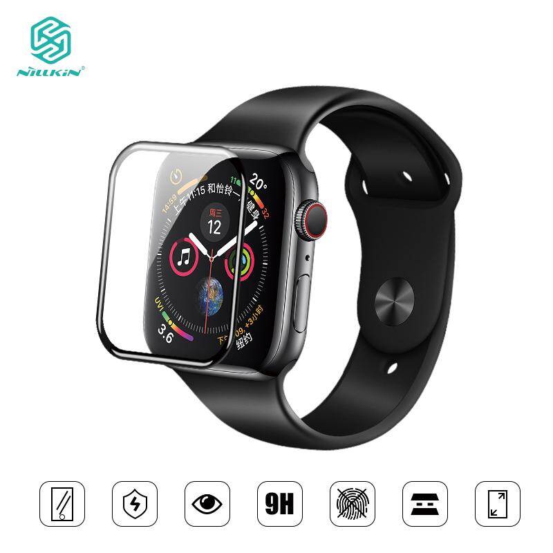 Nillkin Dành Cho Apple Watch Series 4 3 2 1 Và Watch Series 6 Và Watch SE Kính Cường Lực Toàn Diện 3D AW + Miếng Dán Bảo Vệ Màn Hình Đồng Hồ Toàn Diện 44 / 40 / 42