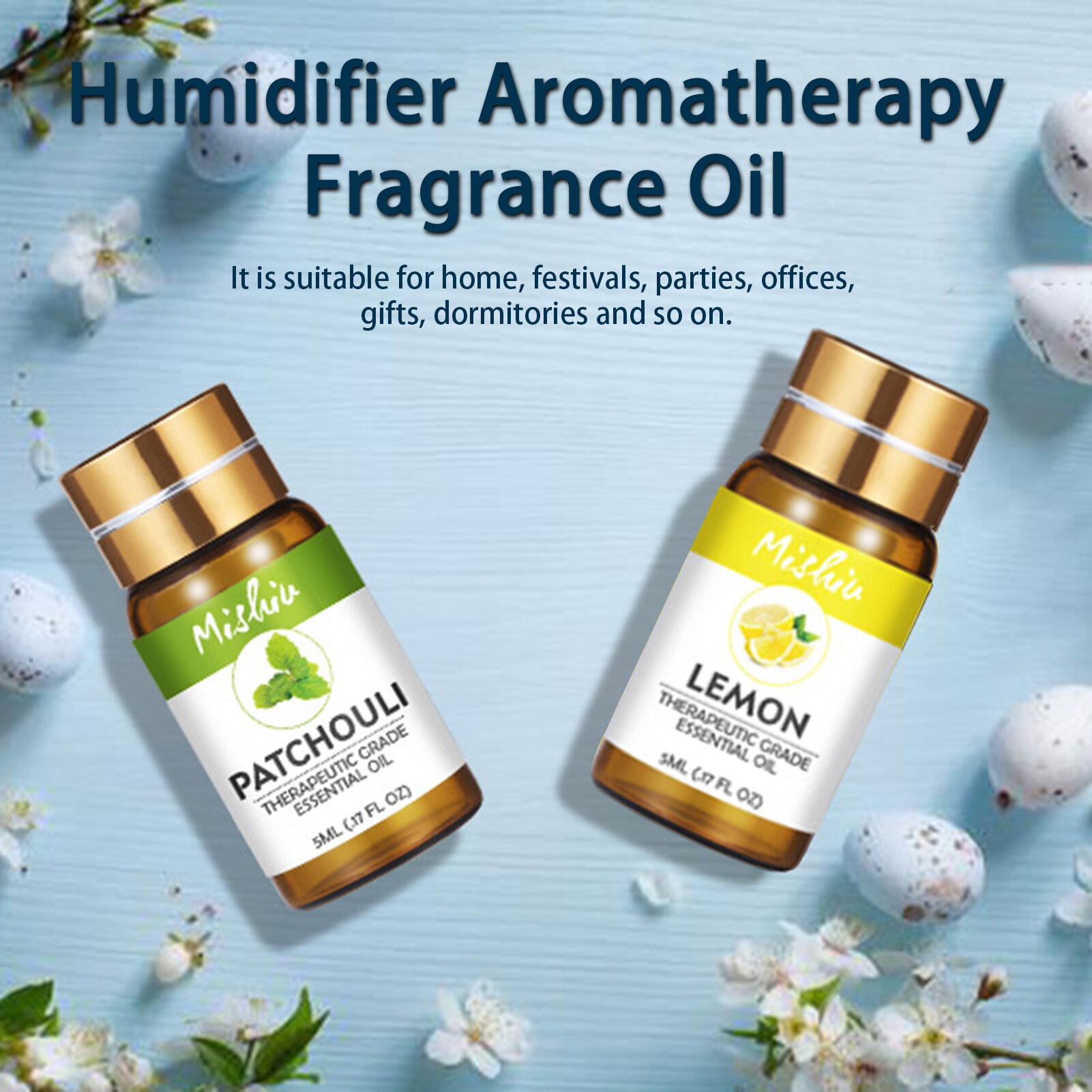 Hương liệu và Home Fragrance 5ml dầu thơm chiết xuất thực vật không kích thích thành phần tự nhiên nhẹ nhàng khuếch tán độ ẩm Tinh dầu thơm Nguồn cung cấp Nhà