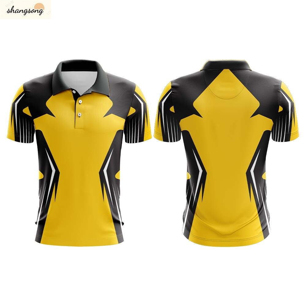 Black And Yellow Polo Shirt Design Polo-shirt DASSY VERACRUZ Black