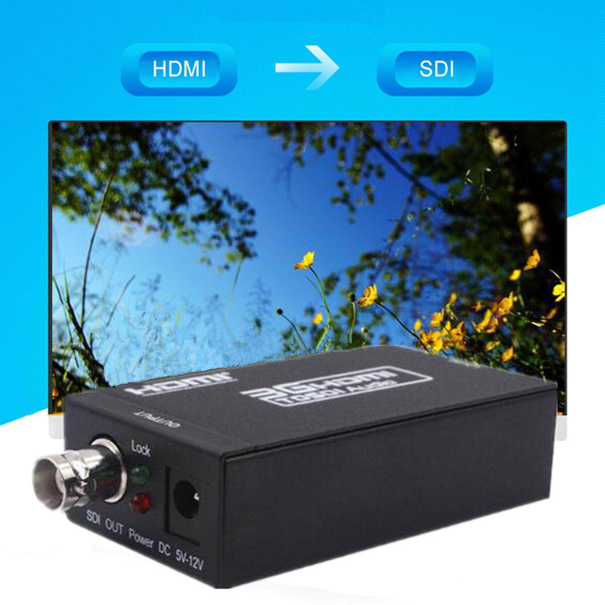 Shop Generic 1080P HDMI To SDI 3G HD Video Converter Adapter Coaxial Cables 500mA Metal 1080P