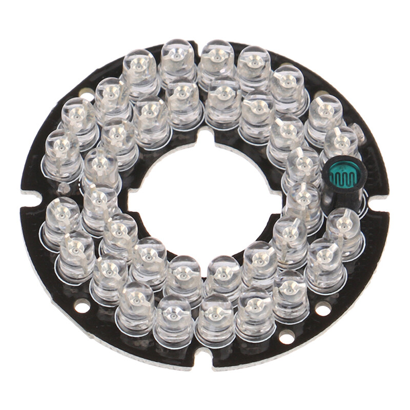 IR 36 Đèn LED bảng đèn hồng ngoại mô-đun bảng mạch cho ngày Camera quan sát ban đêm Camera an ninh độ nét cao LED hồng ngoại 90 độ