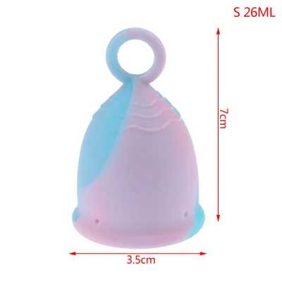 SHENG Menstrual Cups Ring Feminine Hygiene Period Silicone Cup Soft Reusable Moon Cup (1)
