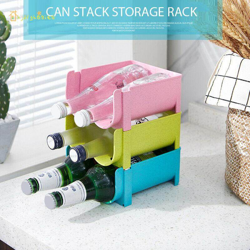 Egg Storage Holder with Lid Rack Box Tray Fridge Storage Stackable Space Saver