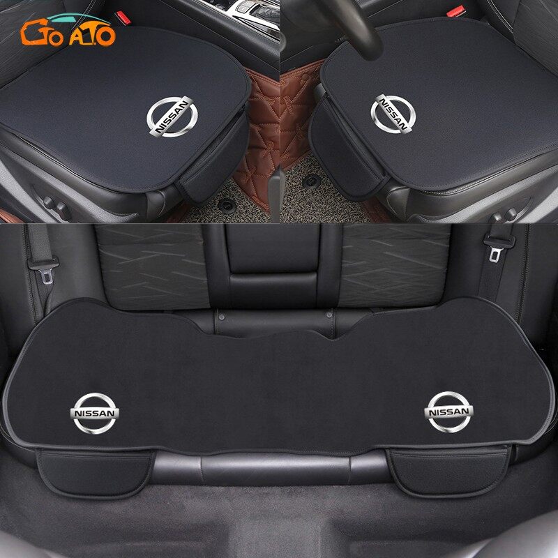 GTIOATO Car Seat Cushion Cover Universal Fit Interior Accessories Auto Seat Protector Mat For Nissan NP300 Navara Terra X–Trail Patrol Royale Almera Sylphy ราคา 206 บาท*ส่งฟรี