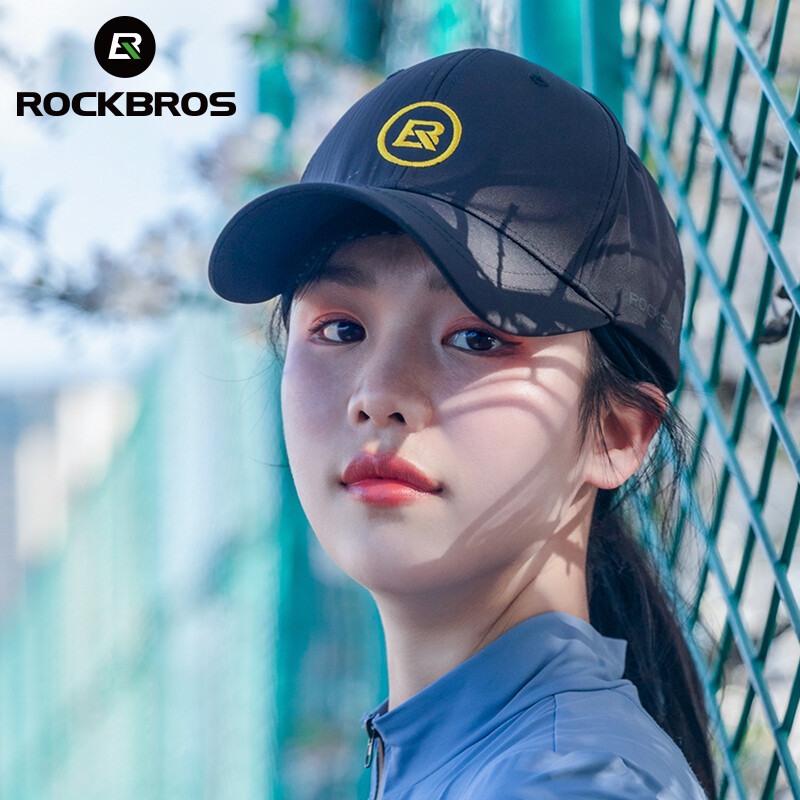 (Global Plus)ROCKBROS Mũ Lưỡi Trai Thể Thao Đỉnh Cao Mũ Bóng Chày, Mũ Đi Xe Đạp Sunhat Mũ Tắc Kè Hoa Thời Trang, Phụ Kiện Xe Đạp