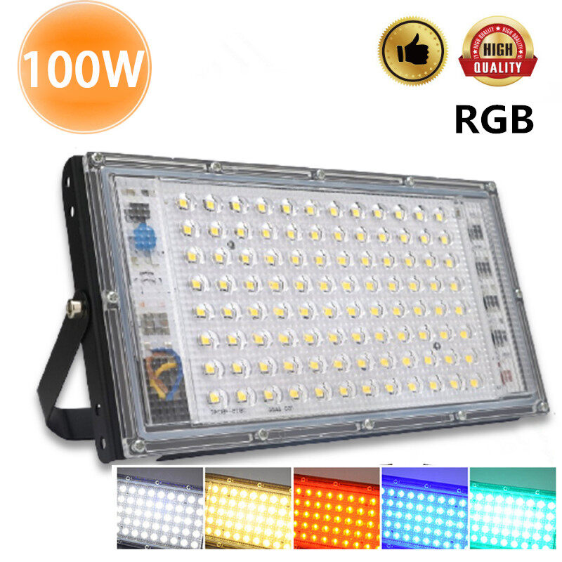Đèn Pha LED 100W AC 220V, Chống Nước Theo Tiêu Chuẩn IP65, Máy Chiếu Đèn Dùng Ngoài Trời, Đèn Pha LED, Đèn Đường, Chiếu Sáng Ngoài Trời