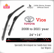 Kuapo Wiper Blades for Toyota Vios Sedan (2008-2022)