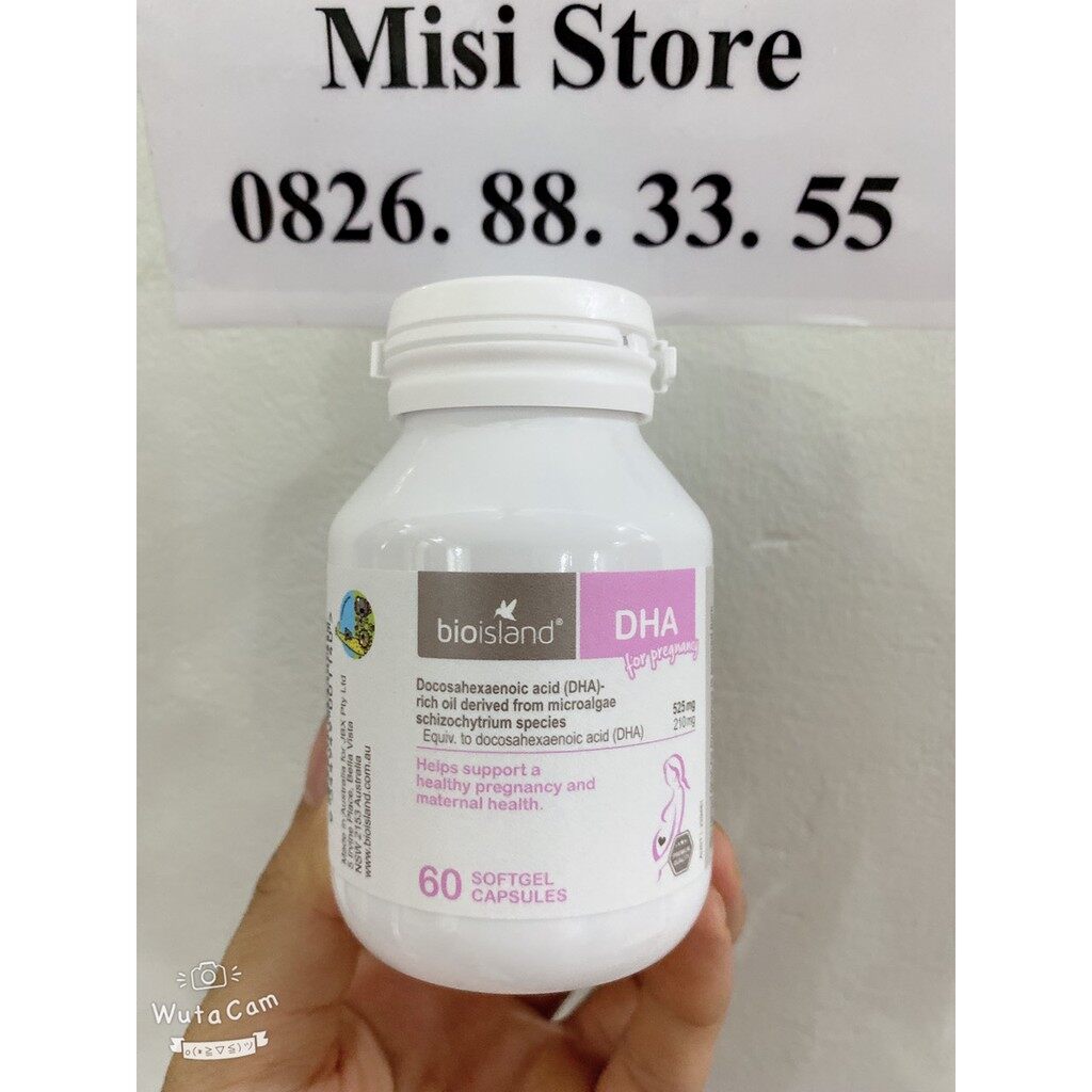 Dha bioisland cho bà bầu úc lọ 60 viên