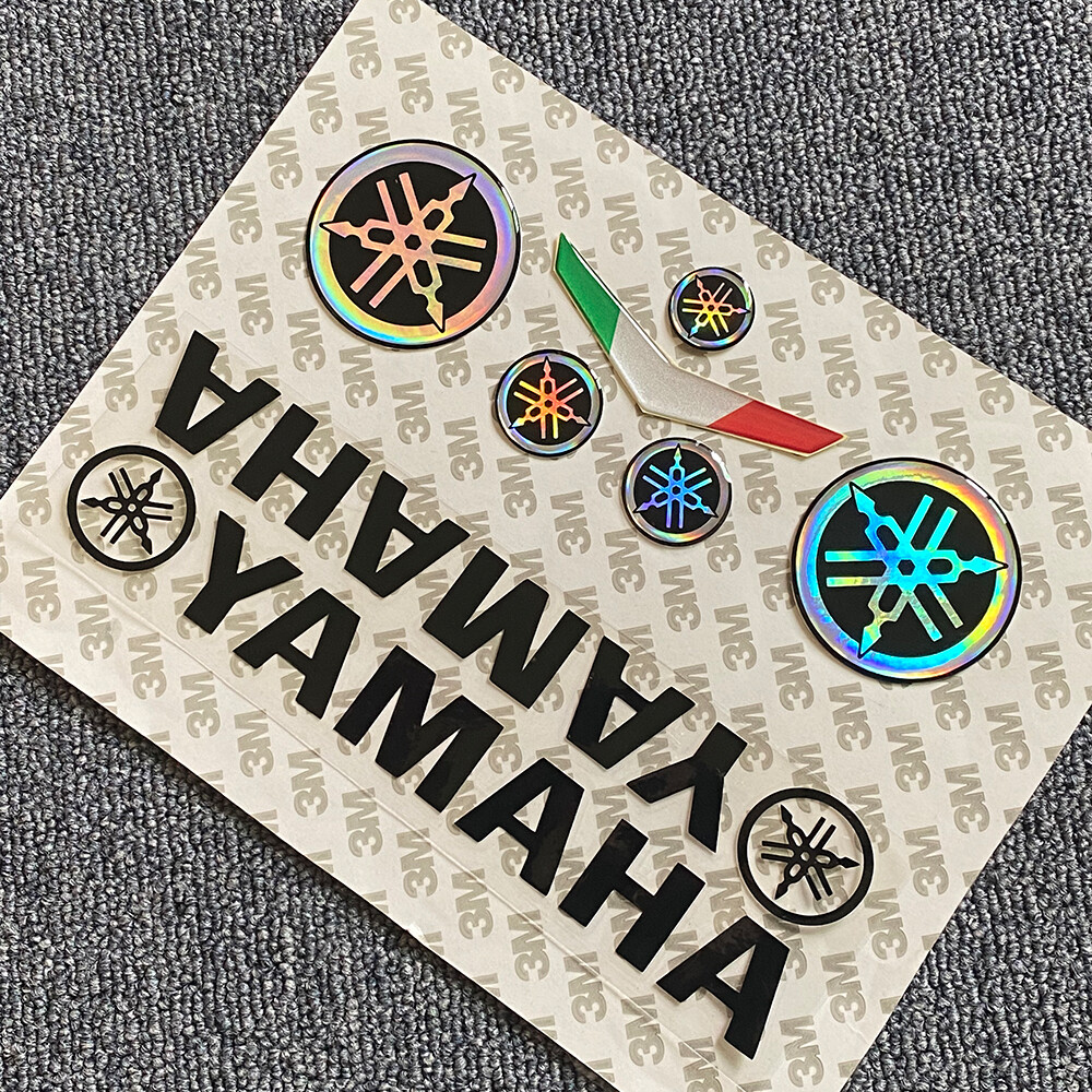 Đối Với YAMAHA R1 R6 TMAX 530 550 R3 R25 Xmax Bình Nhiên Liệu Xe Máy Logo Bảng Điều Khiển Bên Huy Hiệu Đầy Đủ