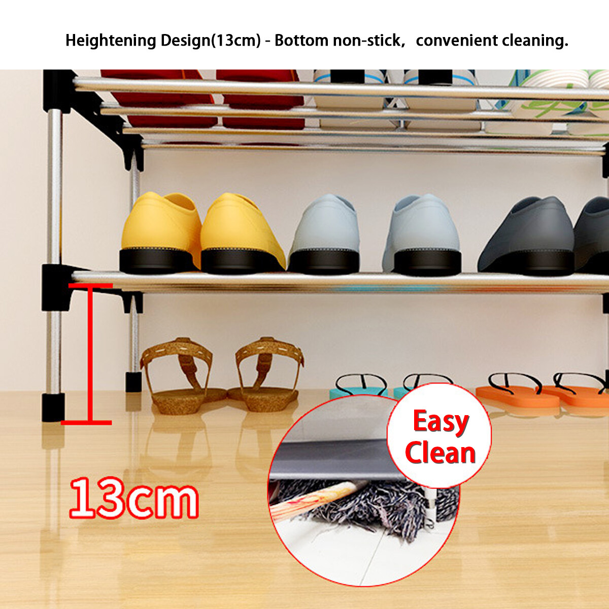 Shop Generic 4 Tier / F 5 Tier / 6 Tier Metal Shoe Rack Storage