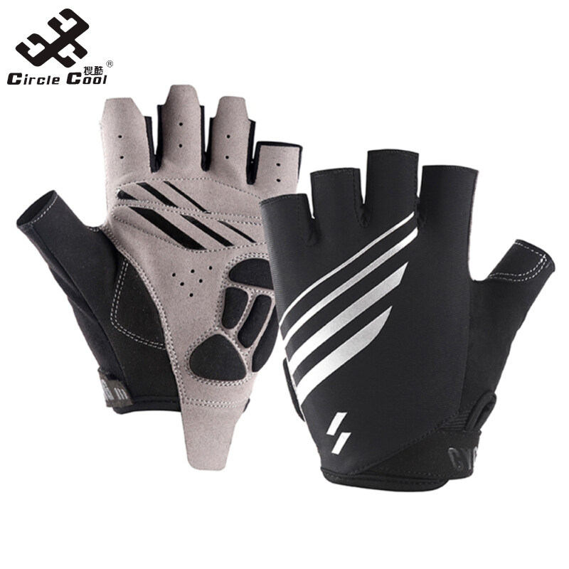 Circle Cool 1 Pair Cycling Gloves Breathable Anti Slip Shock Absorption