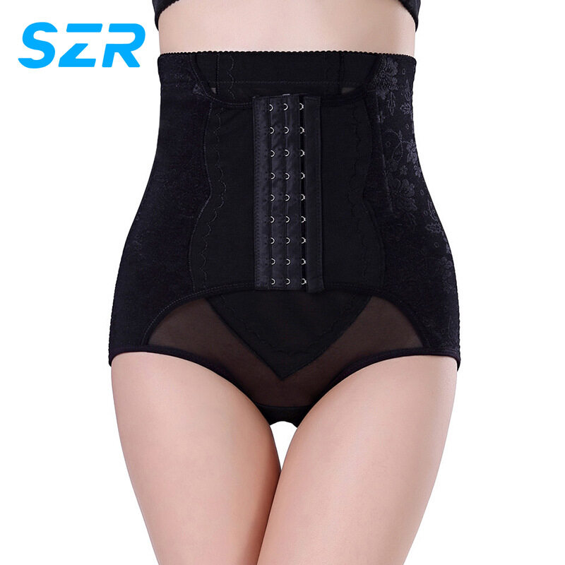 SZR ผู้หญิงที่ควบคุมรูปร่างช่วงท้องกางเกง Shapewear เอวสูง Ed เทรนเนอร์ชุดชั้นใน Butt บริษัทท้อง Cincher อุปกรณ์สำหรับหลังคลอดเอวสูงกางเกงกระชับรูปร่างสำหรับยกท้อง