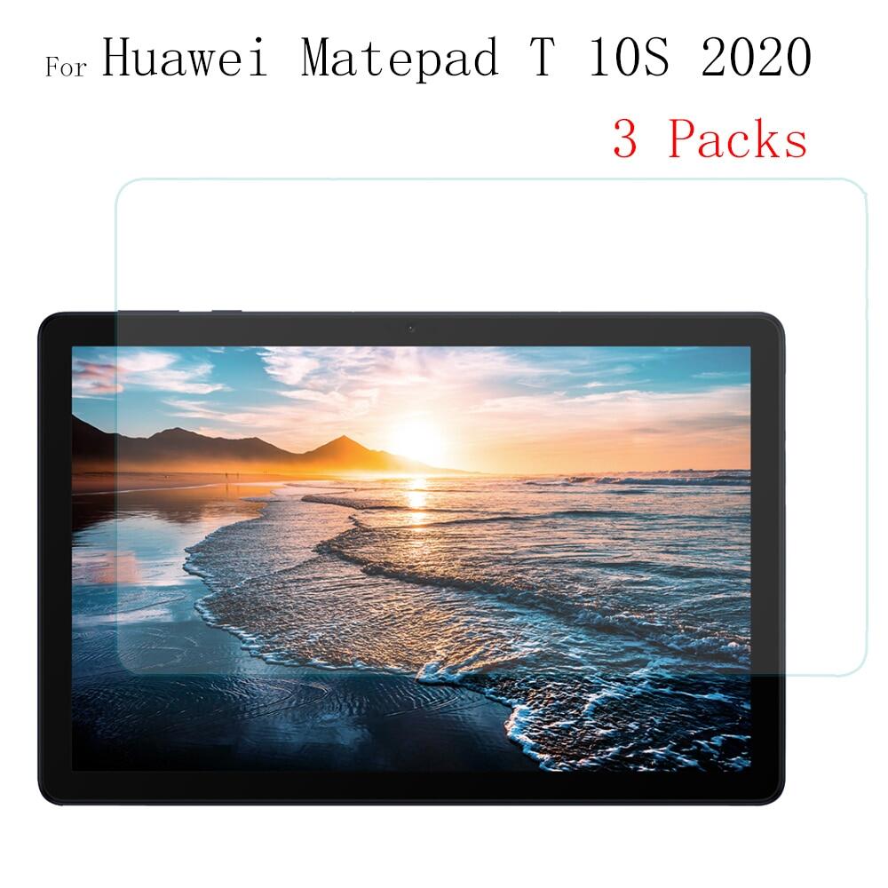 3 Cái, Dành Cho Huawei MediaPad T10s Kính Cường Lực Bảo Vệ Màn Hình AGS3-L09 Cho Huawei Matepad T10s T10 Phim Kính AGS3-W09