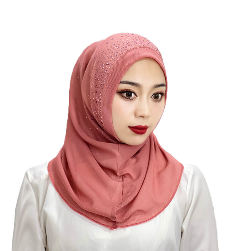 Khăn xếp hồi giáo màu trơn khăn xếp abaya khăn xếp màu hồng khăn quàng cổ nữ abayas khăn xếp hồi giáo khăn choàng liền