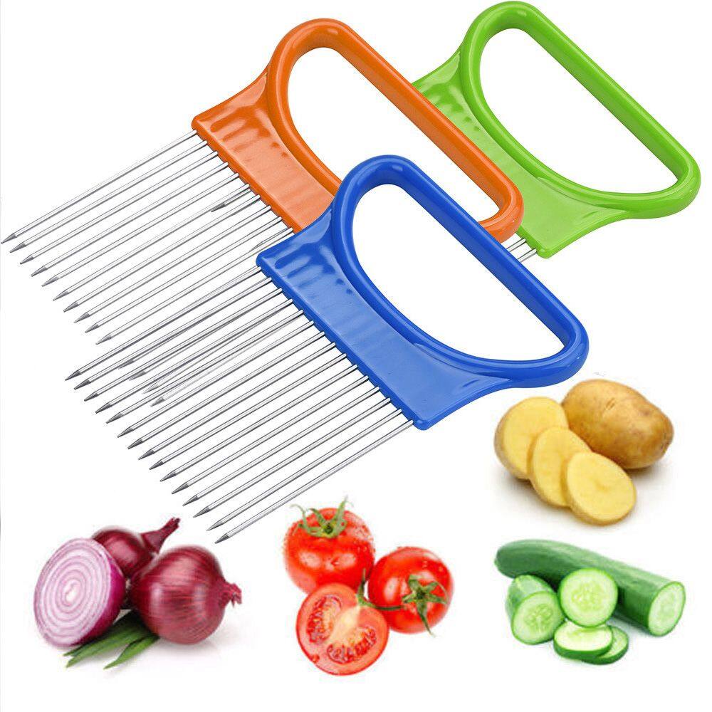 Cmptr1 dụng cụ nhà bếp dụng cụ giữ hành dụng cụ cắt lát rau củ quả dụng cụ thái thịt dụng cụ cắt cà chua nĩa hành tây
