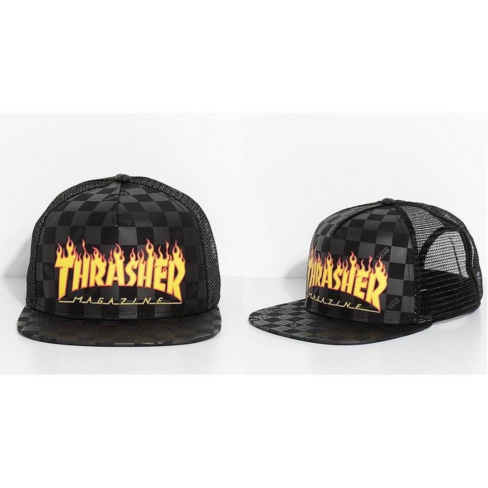 Nón thrasher x vans