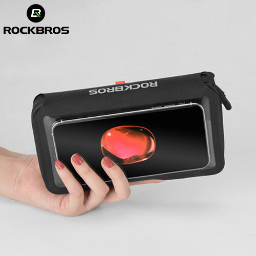 ROCKBROS Túi Xe Đạp Chống Mưa TPU Màn Hình Cảm Ứng Điện Thoại Ví Giải Trí Dung Tích Lớn MTB Xe Đạp Đường Bộ Phụ Kiện Túi Cầm Tay