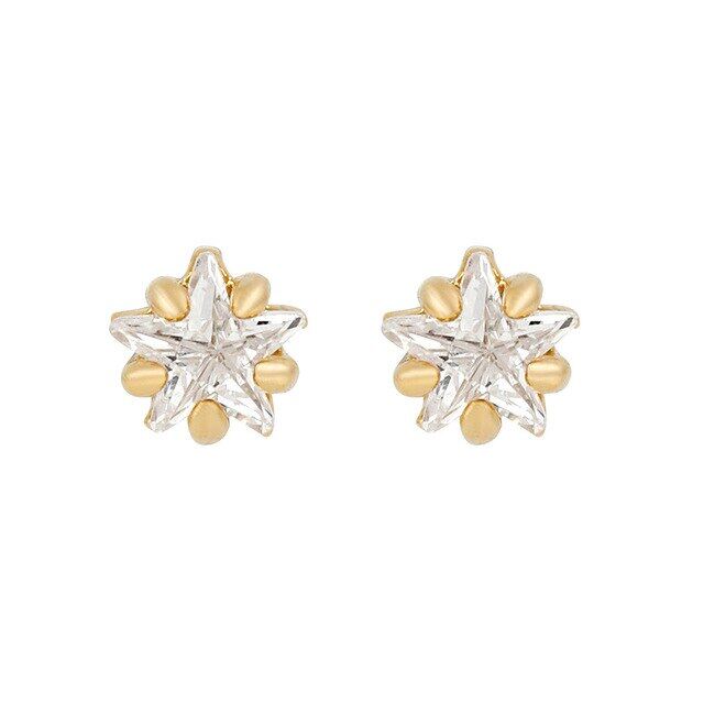 Ccfjoyas Bông Tai Dạng Hạt Nhỏ Dễ Thương Bằng Bạc Sterling 100% Thật 925 Zircon Nhiều Màu Bông Tai Dạng Hạt Vàng 18K Phong Cách Instagram