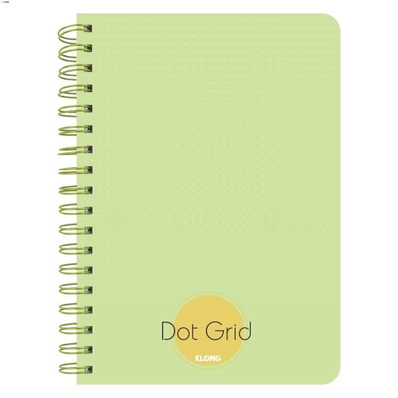 -sổ klong dot grid lò xo kép b5- ruột chấm 200 trang 120/90; ms: 962