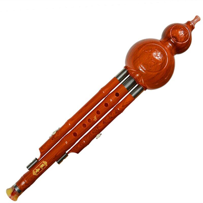 Sáo Hulusi Ba Tông Bakelite Sáo Hồ Lô Phím C/Bb Sáo Calabash Chống Va Đập Chống Va Đập Sáo Nhạc Cụ D