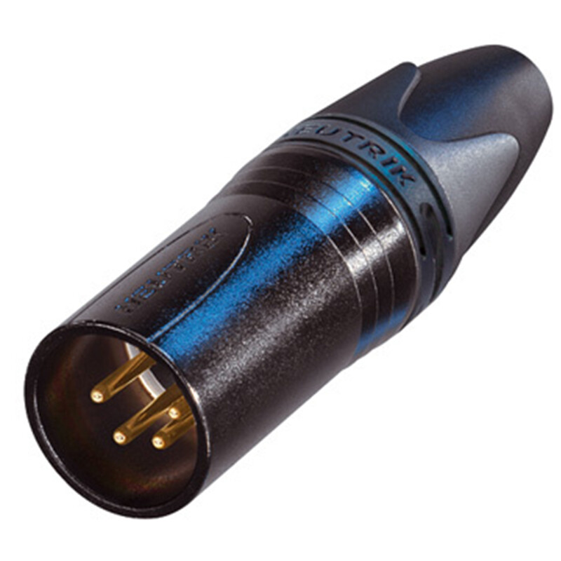Nc4mxx-b neutrik đầu nối cáp xlr 4pin, đầu nối âm thanh mic/camera, đầu nối đực 4pin xlr