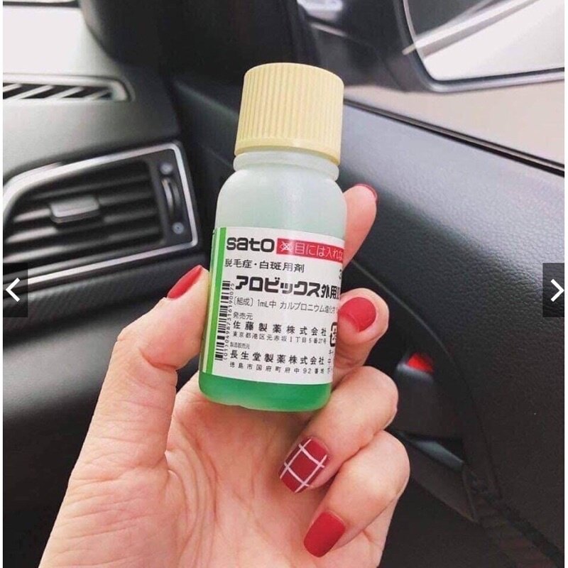 Tinh chất mọc tóc thảo dược sato arovics solutions 5% nhật bản 30ml