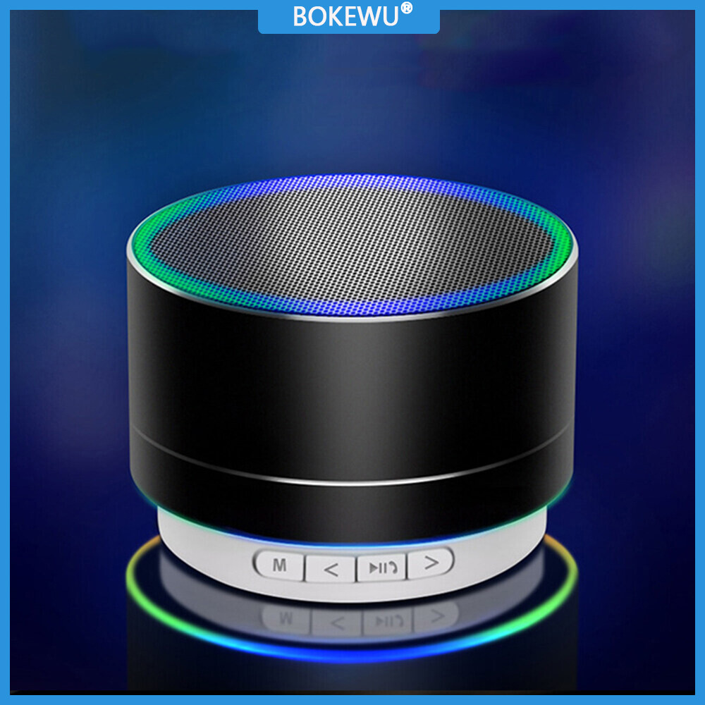 BOKEWU Loa Bluetooth Mini A10 Loa Không Dây Di Động Có Thể Sạc Lại Loa Âm Thanh Stereo TF USB AUX Cho Ngoài Trời/Gia Đình