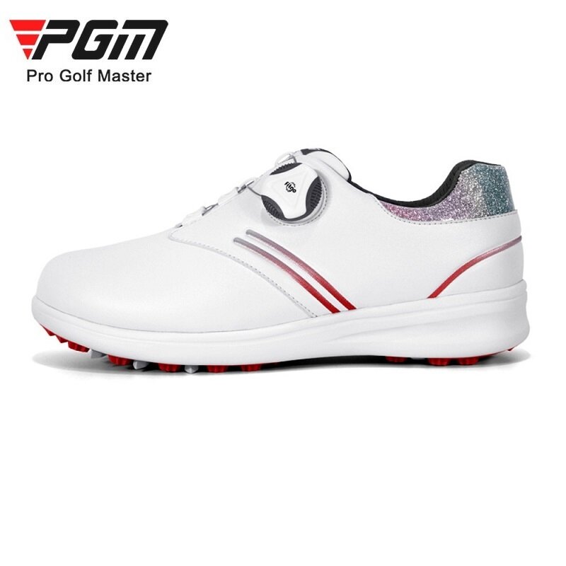 Giày Chơi Golf Nữ PGM Dành Cho Nữ Và Nữ, Giày Thể Thao Cho Golf; Dây Giày Xoay Tự Động, Không Thấm Nước, Thoáng Khí Và Thoải Mái