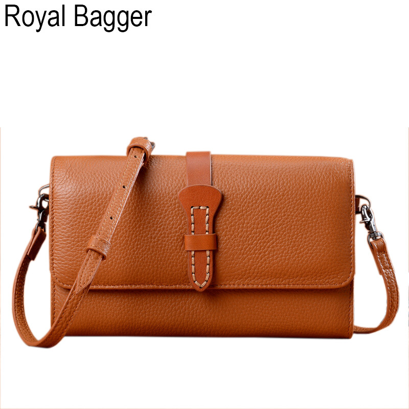 Royal Bagger Shoulder Sling Bag for Women Girls Genuine Cow Leather 2020 New Elegant Ladies Square Bags Fashion Handbag ราคา 1,428 บาท*ส่งฟรี