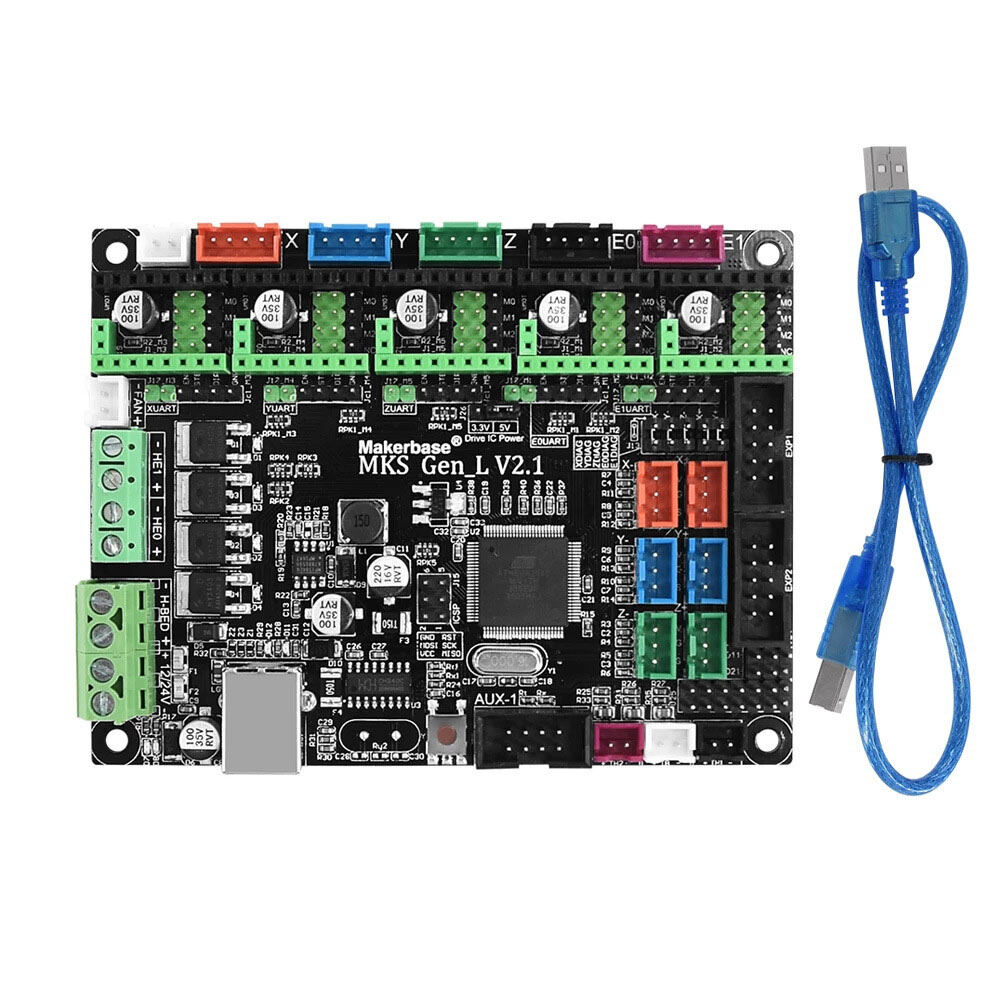 Bảng mạch chính máy in 3d bảng điều khiển mks gen l v2.1 hỗ trợ trình điều khiển máy chủ tmc2209 2208 linh kiện máy in 3d