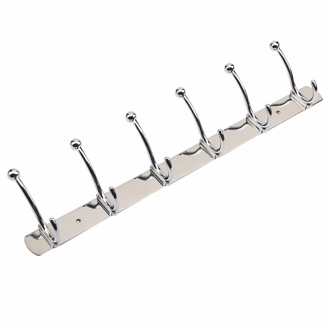 KPL 1 Cái Quần Áo Bằng Thép Không Gỉ Cây Treo Mũ Móc Kệ Treo Tường Tổ Chức