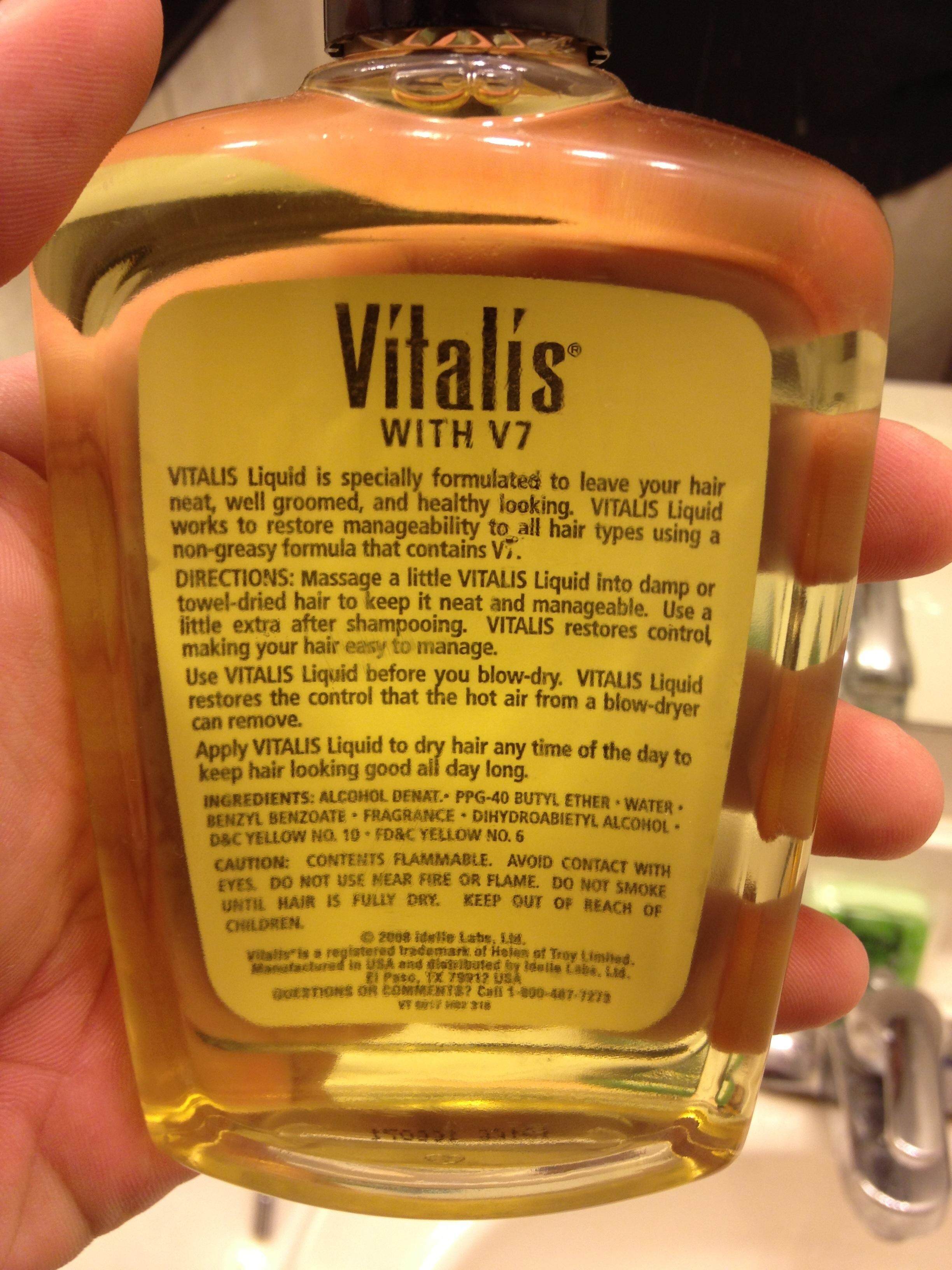 Vitalis Hair Tonic Made in USA 207 ml