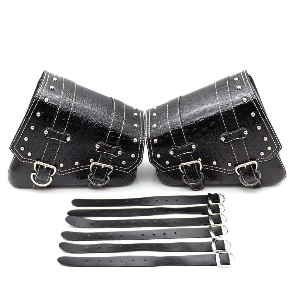 Evomosa 1 bộ túi yên xe máy, thúng đựng hành lý ngoài trời harley