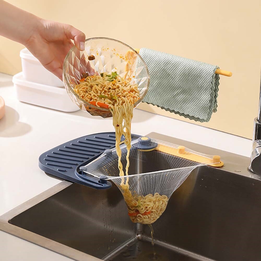 《 DKitchen Department 》 dụng Cụ Thoát Nước Cho Bồn Rửa Nhà Bếp Giỏ Thoát Nước Thừa Dụng Cụ Lọc Rác Súp Giá Đa Năng Dụng Cụ Thoát Nước Rau Củ Quả