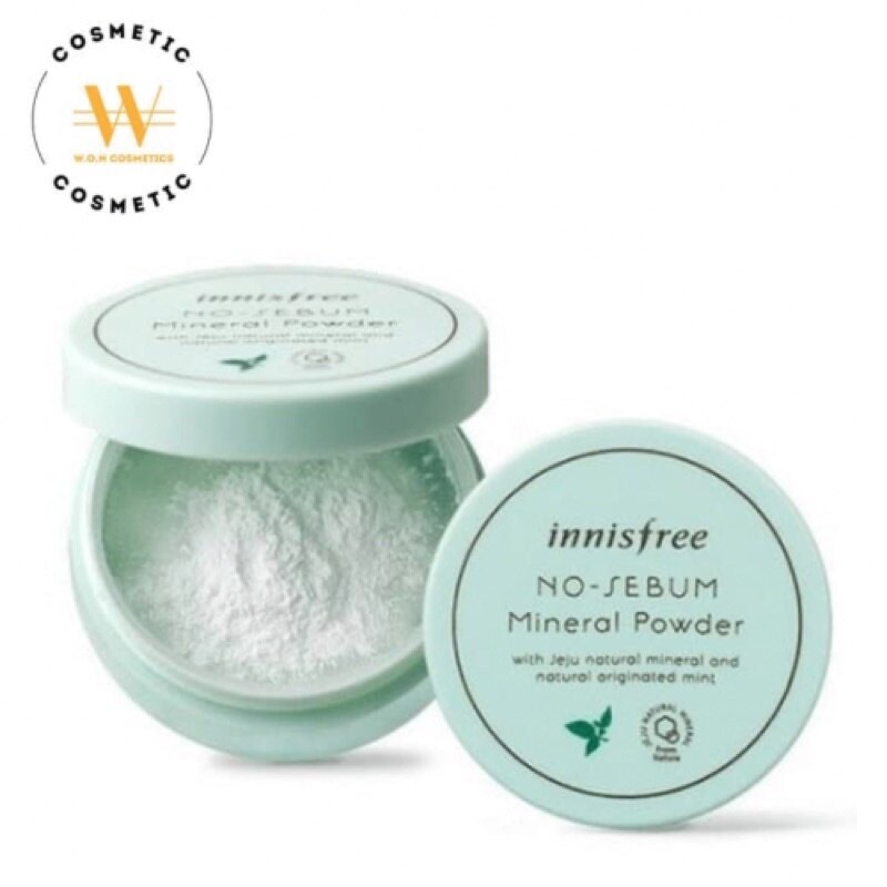 Phấn Phủ Kiềm Dầu Innisfree No Sebum Mineral Powder, phấn phủ Innisfree