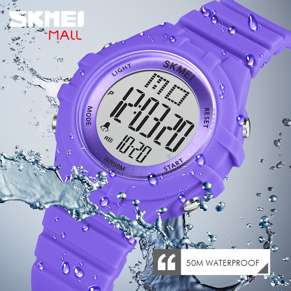 SKMEI 1716 Đồng Hồ Thời Trang Cho Nam Sinh Thiếu Niên Đồng Hồ Bấm Giờ Thể Thao Kỹ Thuật Số Báo Thức 50M Chống Nước