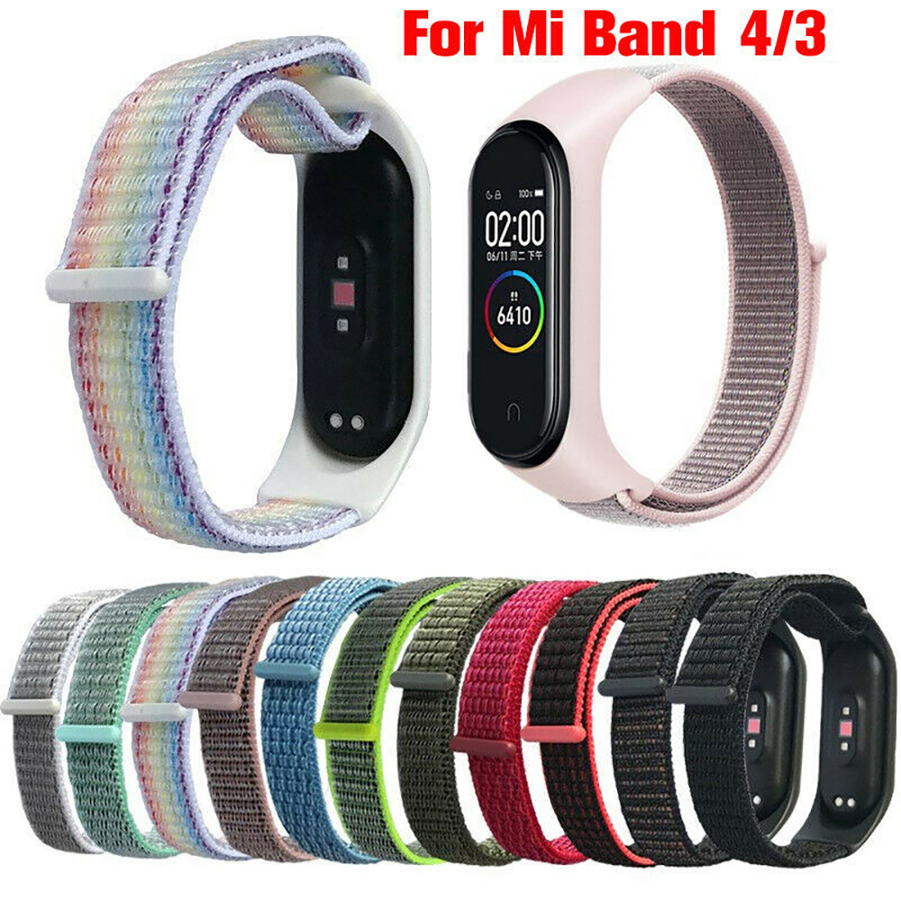 [Songful] Dây đeo dây đeo cổ tay phụ kiện thay thế dây đeo nylon cho ban nhạc Xiaomi 3/4