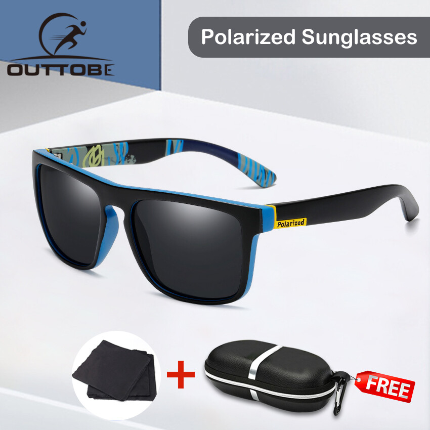 Outtobe unisex nam nữ Kính râm thể thao thời trang UV400 kính râm ngoài trời Kính mát phân cực cho nam giới