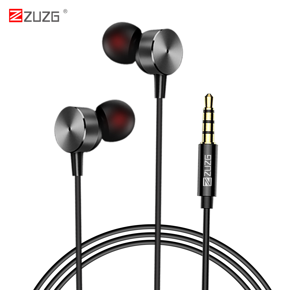 ZUZG Tai Nghe Nhét Trong Tai Có Mic Tích Hợp Kim Loại, Tai Nghe Nhét Tai 3.5Mm Tai Nghe Có Dây Khử Tiếng Ồn Chất Lượng Âm Thanh HIFI