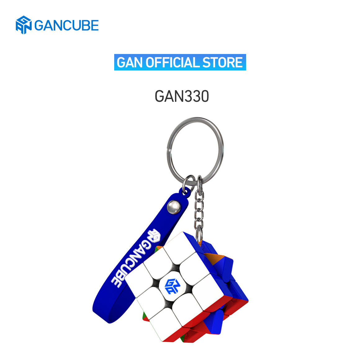 [GAN Official Store]GAN 330 Móc Chìa Khóa Hình Khối GAN 330 Móc Khóa Hình Khối 3X3 Tốc Độ Quà Tặng Đ