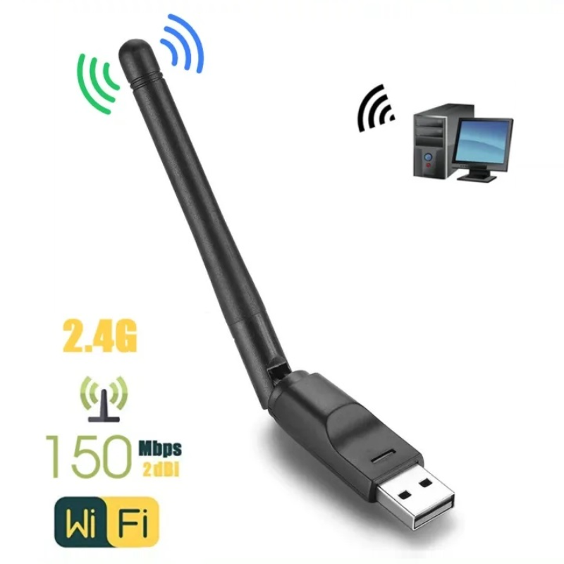 Zpostun usb thu wifi 802 cần ngắn cho máy tính , laptop 150mps ralink rtl8188