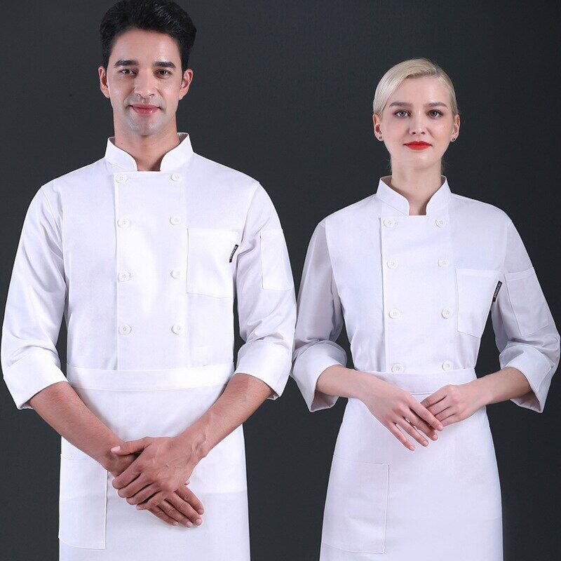 Veste de Chef de Restaurant occidental Pour hommes ET femmes, manches longues courtes, vêtements de travail de ẩm thực, uniforme de Cuisine chamonix, restauration Rapide En Y, Nouveau, 73