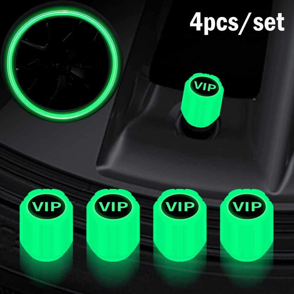 Nắp van lốp phát sáng trong bóng tối 4 phụ kiện phụ kiện xe đạp phát sáng