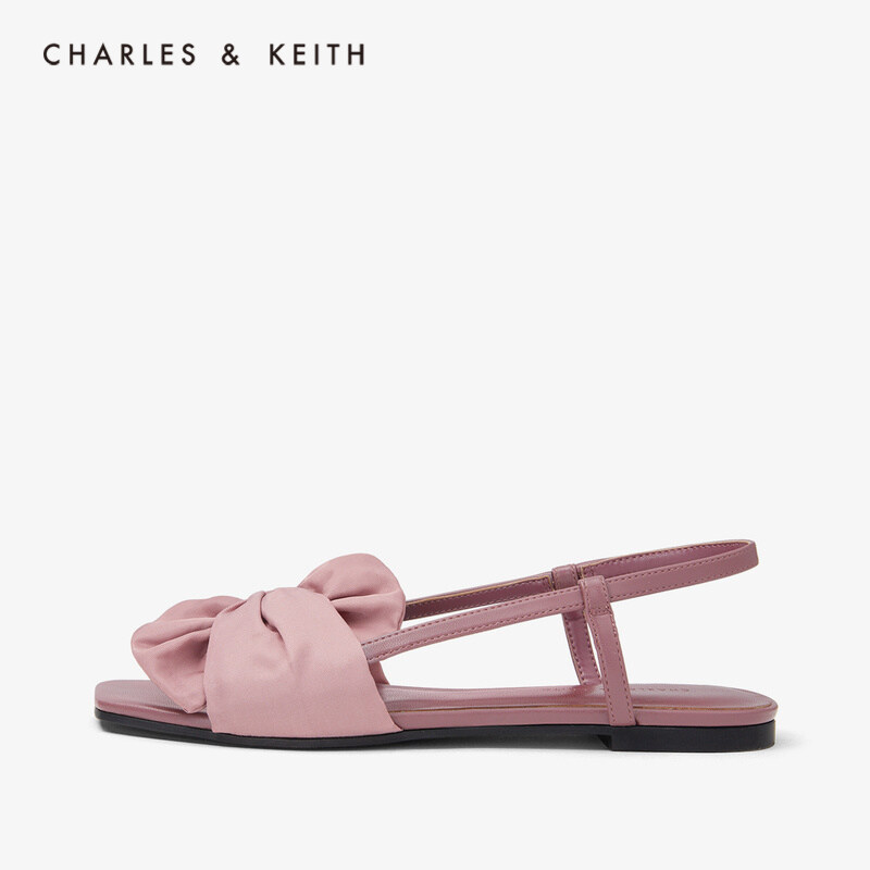 White Criss Cross Sandals - CHARLES & KEITH SG