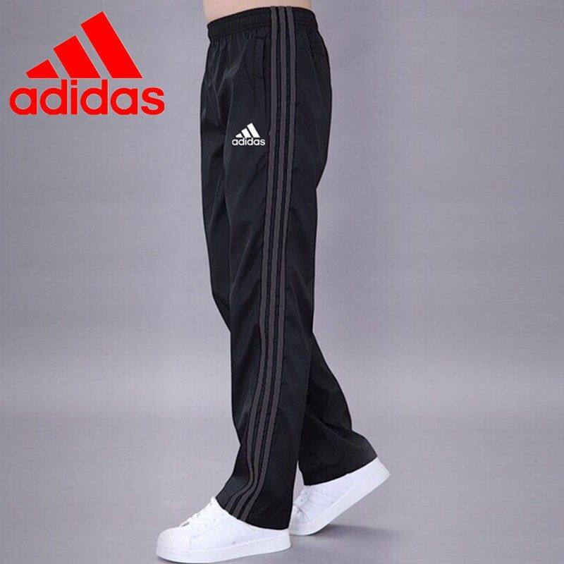 Quick-drying breathable thin section men's pants monolayer polyester slacks loose sliding surface through the screen work trousers