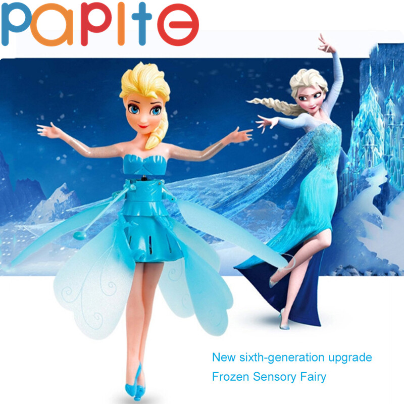 Papite【còn Hàng】búp Bê Công Chúa Cổ Tích Bay Sạc USB Alisa Đông Lạnh Đồ Chơi Máy Bay Điều Khiển Cảm Ứng Hồng Ngoại Ma Thuật Trẻ Em Của Đồ Chơi, Thanh Niên Đồ Chơi Món Quà Sinh Nhật