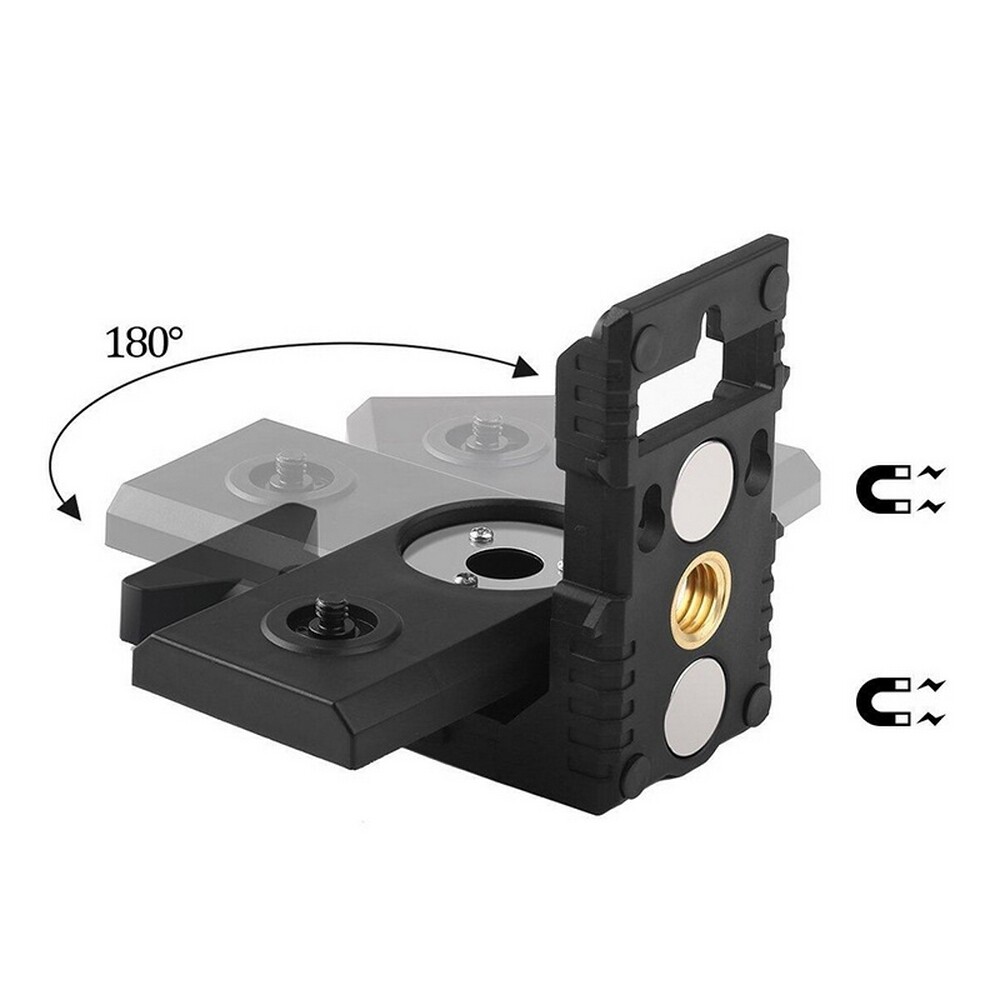 Magnet Wall Bracket For For Universal Level L-shape Tripod Adapter For 3d Red Green Blue Laser Level