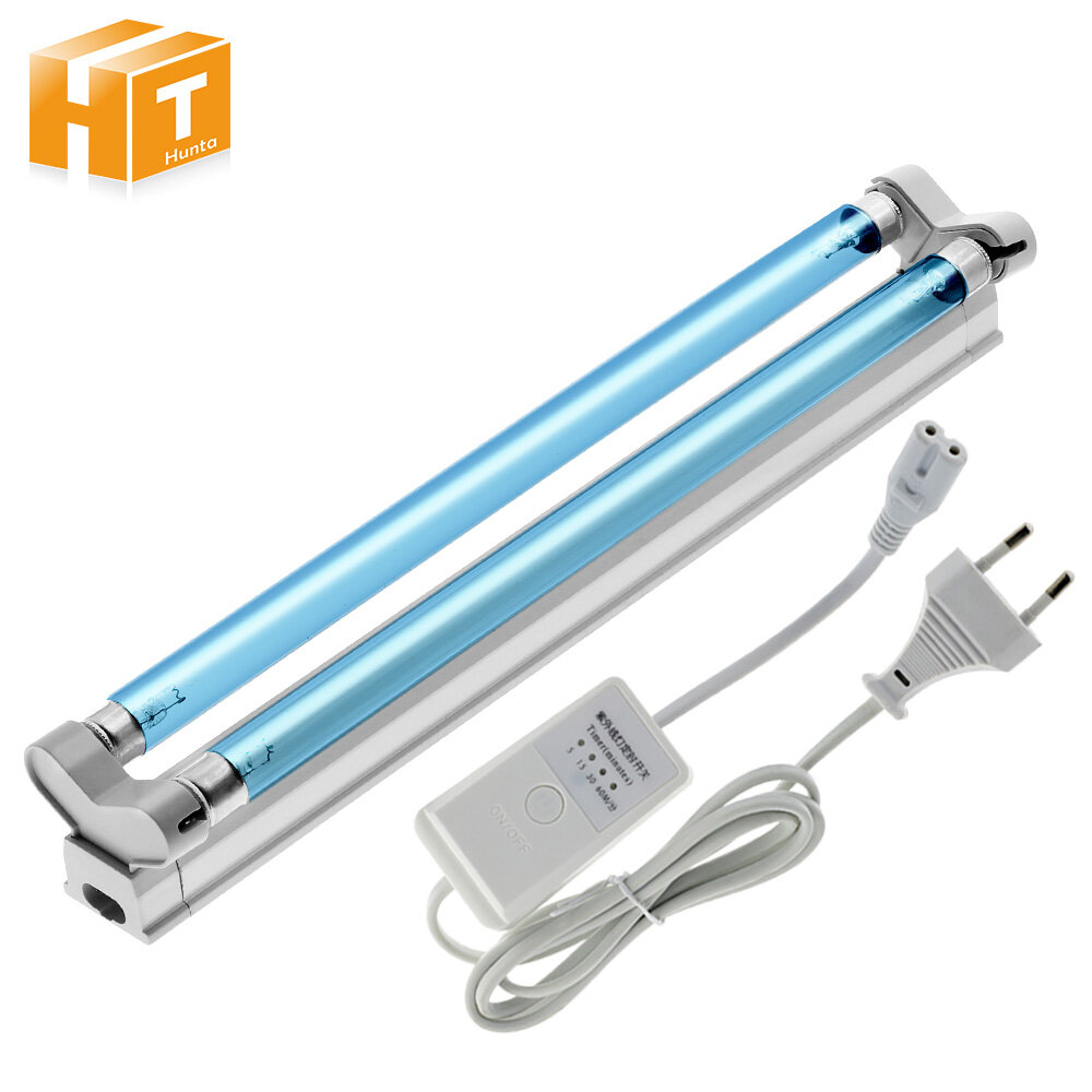 hunta Bóng đèn UV T5 tia cực tím ozone UVC thiết kế ống đôi bằng thạch anh diệt khuẩn chống virus - INTL-INTL