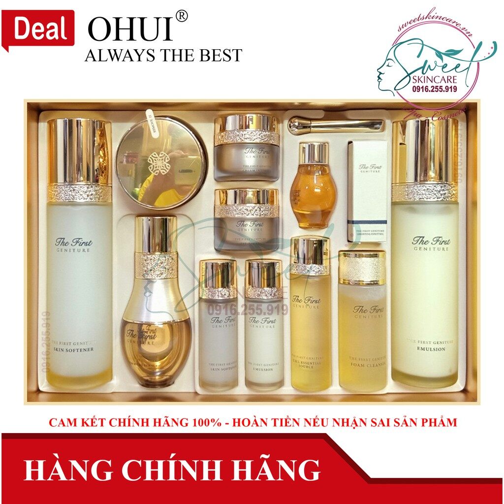 Bộ Dưỡng Tái Sinh Da Ohui The First Geniture Special Set